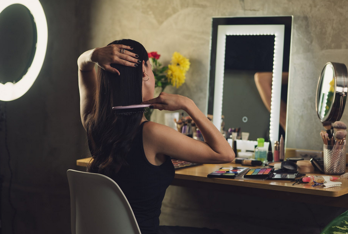 makeup room